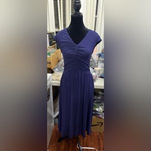 Elegant Navy Midi Dress